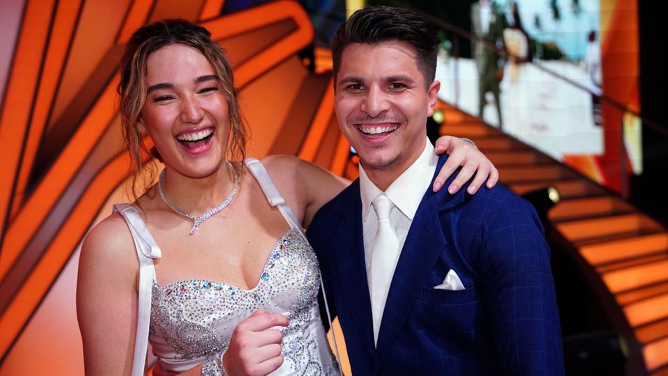 Alex Mariah Peter and her professional dance partner Alexandru Ionel
