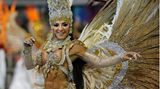 Karneval in Brasilien. Eine Tänzerin