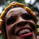 Karneval Brasilien Wimpern