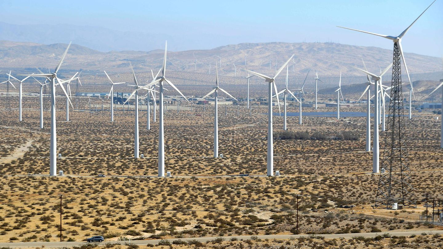 USA: Windpark im kalifornischen Palm Springs USA: Windpark im kalifornischen Palm Springs