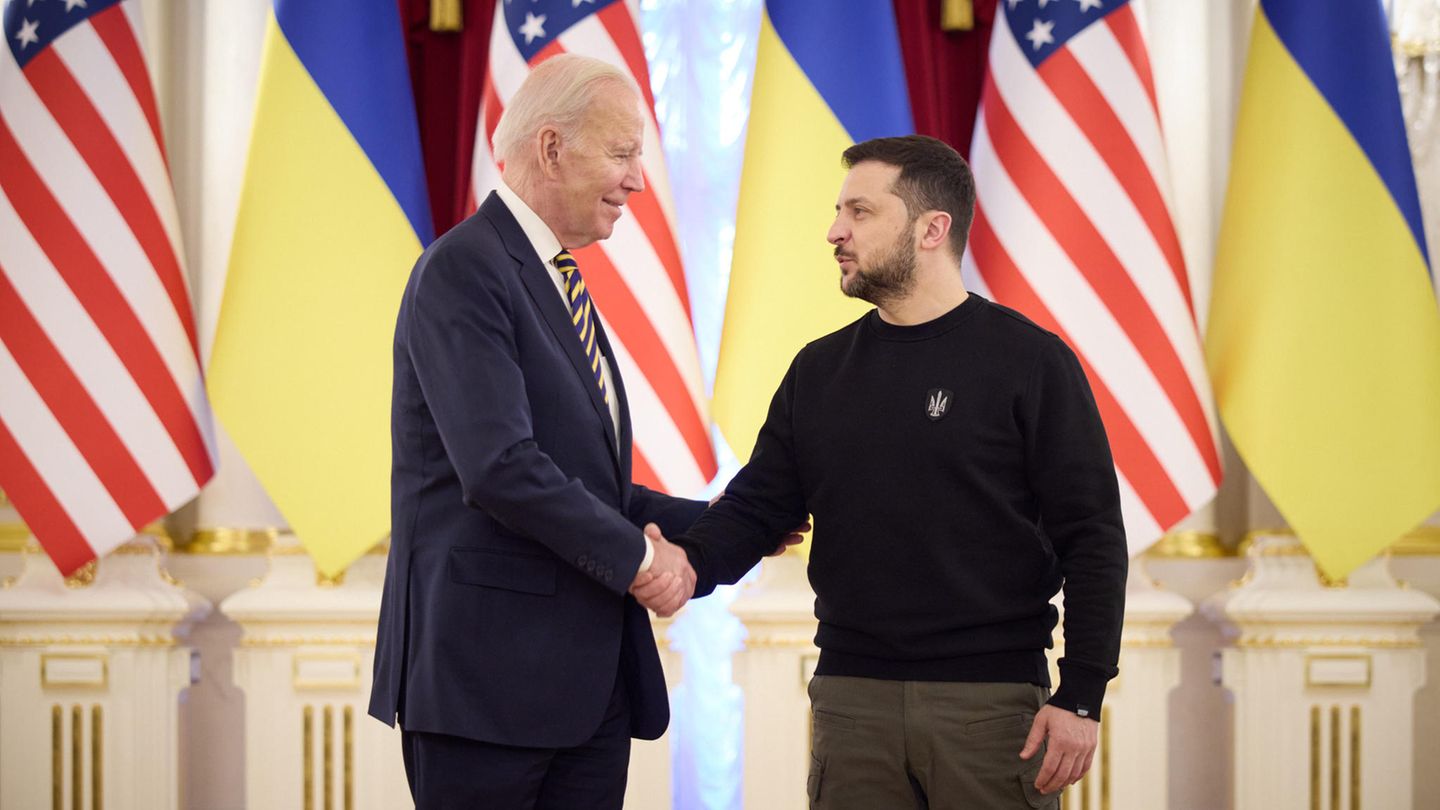Biden und Selenskyj