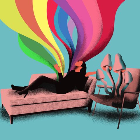 Illustration Rauschmittel Depressionen