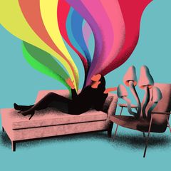 Illustration Rauschmittel Depressionen