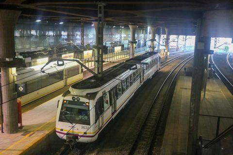 Zug in Spanien