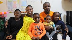 Lambet Kehven mit seiner Familie
