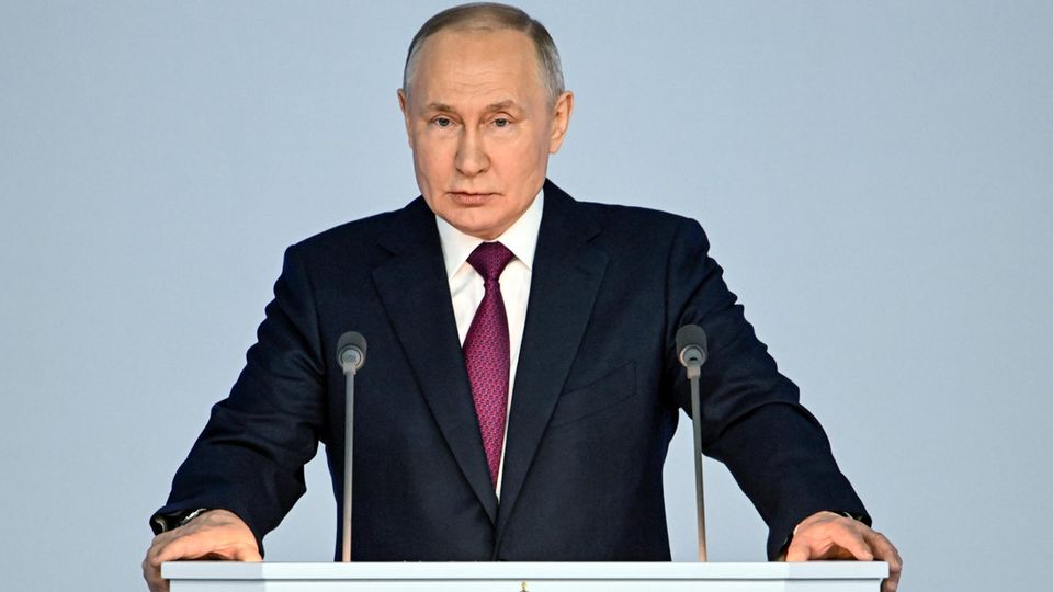Rede zur Lage der Nation: Putin macht Westen für Ukraine-Krieg verantwortlich – und setzt Atomwaffen-Kontrollvertrag aus