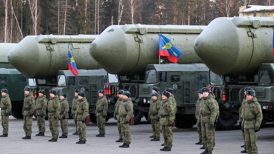 Russische Interkontinentalraketen in Teikovo knapp 300 Kilometer nordöstlich von Moskau