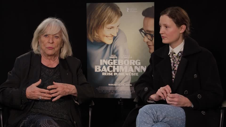 Video: Von der Erwartung an die Liebe: Margarethe von Trotta über ihren Berlinale-Beitrag "Ingeborg Bachmann" Video: Von der Erwartung an die Liebe: Margarethe von Trotta über ihren Berlinale-Beitrag "Ingeborg Bachmann"