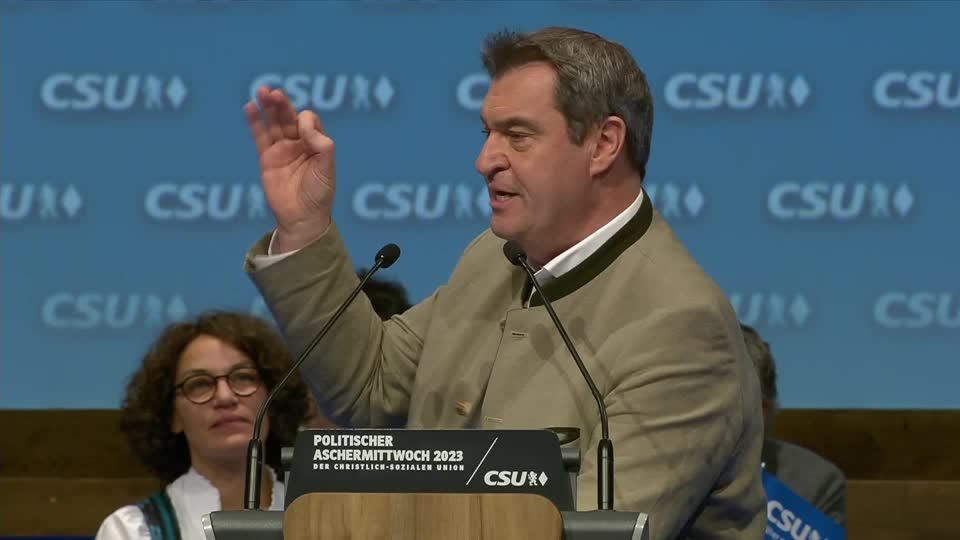 Video: Söder teilt gegen die Bundesregierung aus