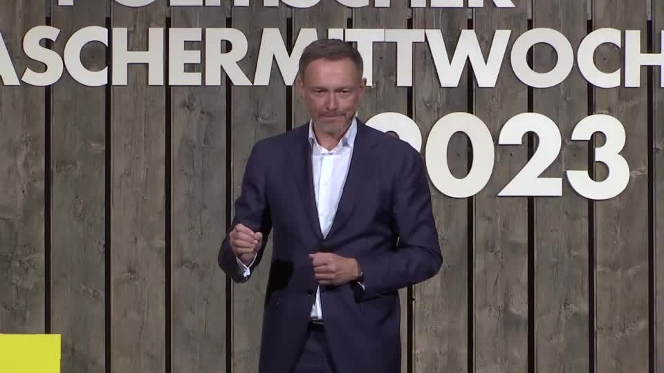 Video: Lindner kontert in Aschermittwoch-Rede Vorwürfe der Grünen