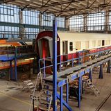 Ein Blick auf den Waggon im Ganzen.