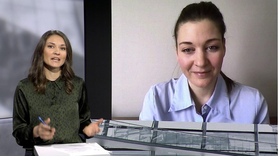 Anna-Beeke Gretemeier im Interview mit n-tv Anna-Beeke Gretemeier im Interview mit n-tv