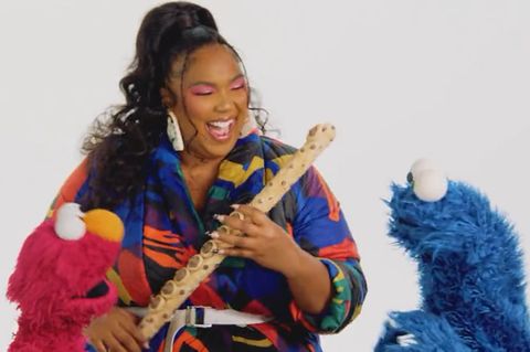 Lizzo in der "Sesamstraße"