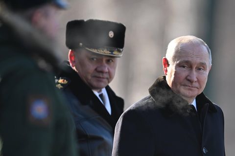 Wladimir Putin zelebriert in Russland den Tag des Vaterlandsverteidigers