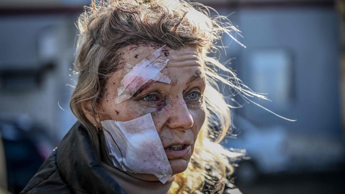 Dieses Bild von Olena Kurylo ging am 24. Februar 2022 um die Welt, als der Krieg in der Ukraine begann