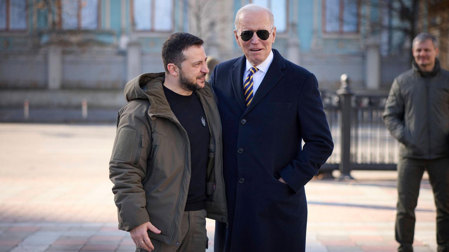 Selenskyj und Biden