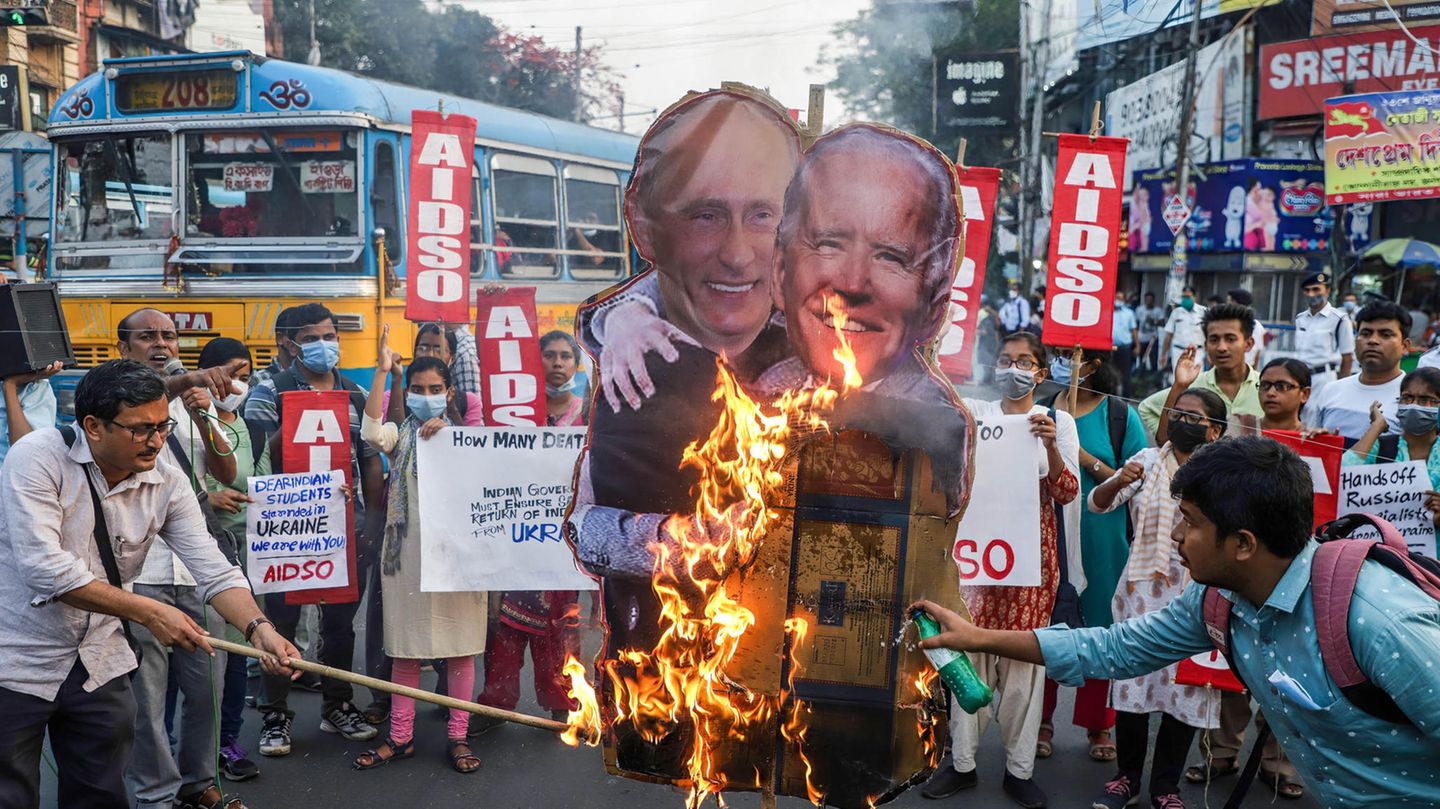 Protest in Indien