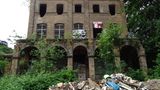 Eine verfallene Ecke der Villa