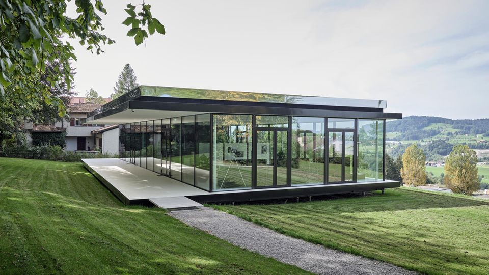 Priviligiertes Lernen im Pavillion auf dem Rosenberg.