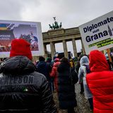 Berlin-Demo: Schilder