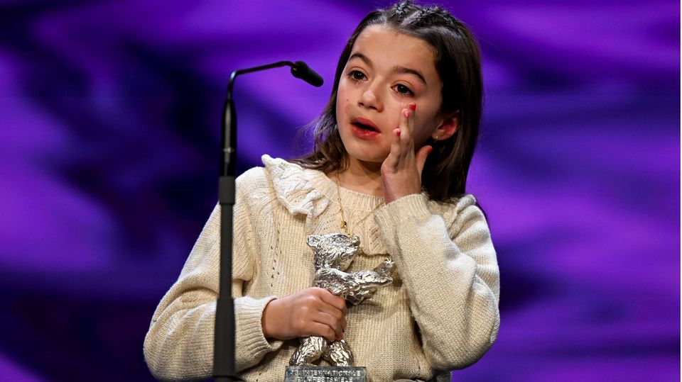 Sofia Otero erhält den Silbernen Bären Sofia Otero erhält den Silbernen Bären