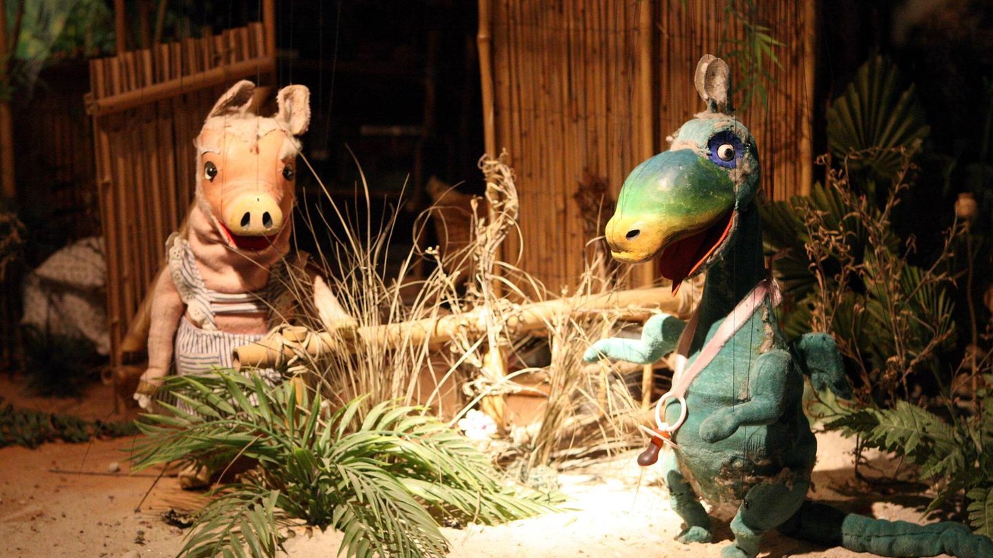 Urmel aus dem Eis hat es nach der Augsburger Puppenkiste auch ins Fernsehen und ins Kino geschafft. 