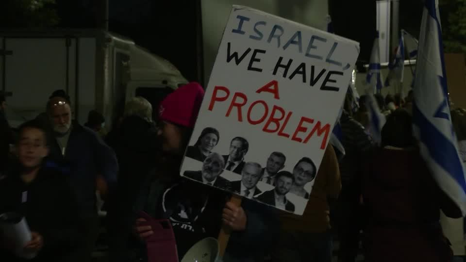 Video: Israel: erneut massive Proteste gegen Regierungskoalition