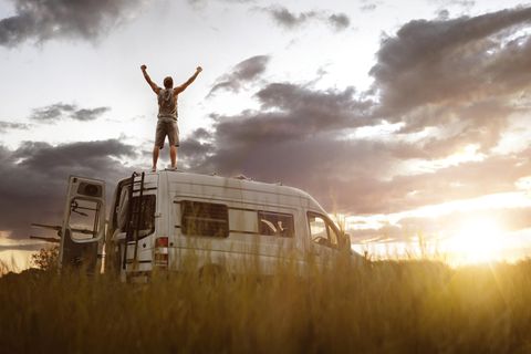 Camping ist mit einem großen Freiheitsgefühl verbunden. 