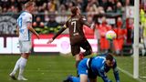 Kapitän Jackson Irvine erzielt in der 26. Minute den 1:0-Siegtreffer für den FC St. Pauli