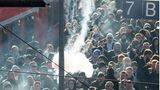 Pyrotechnik am  Hamburger Hauptbahnhof