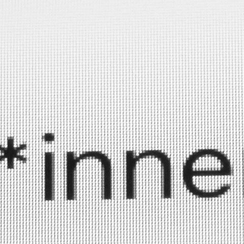 Das Wort *innen auf einem Bildschirm