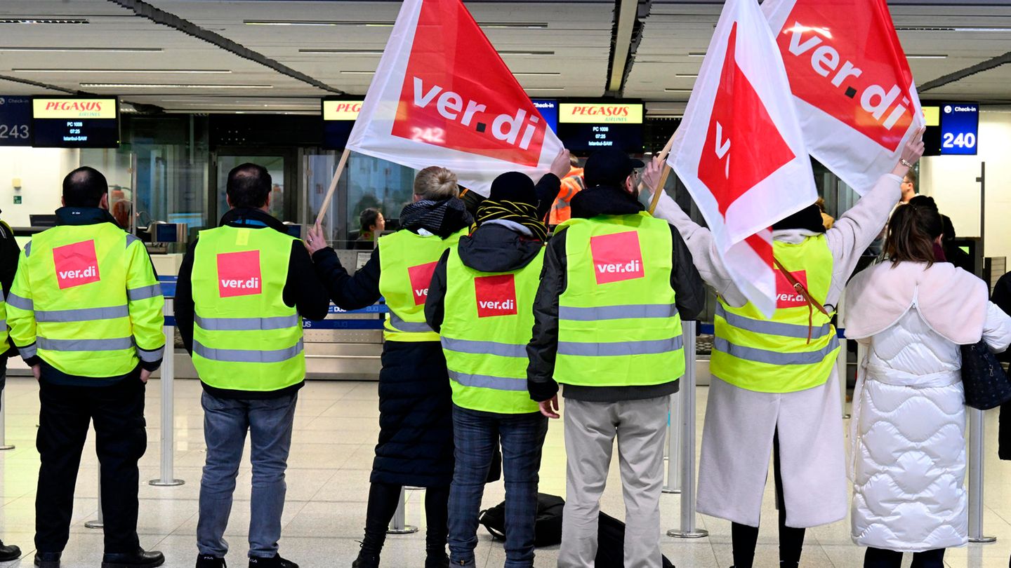 Düsseldorf and Cologne: Verdi calls on airport staff to go on strike