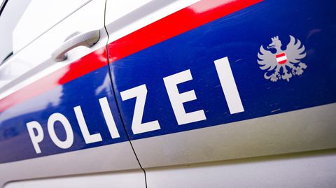 Österreichisches Polizeiauto