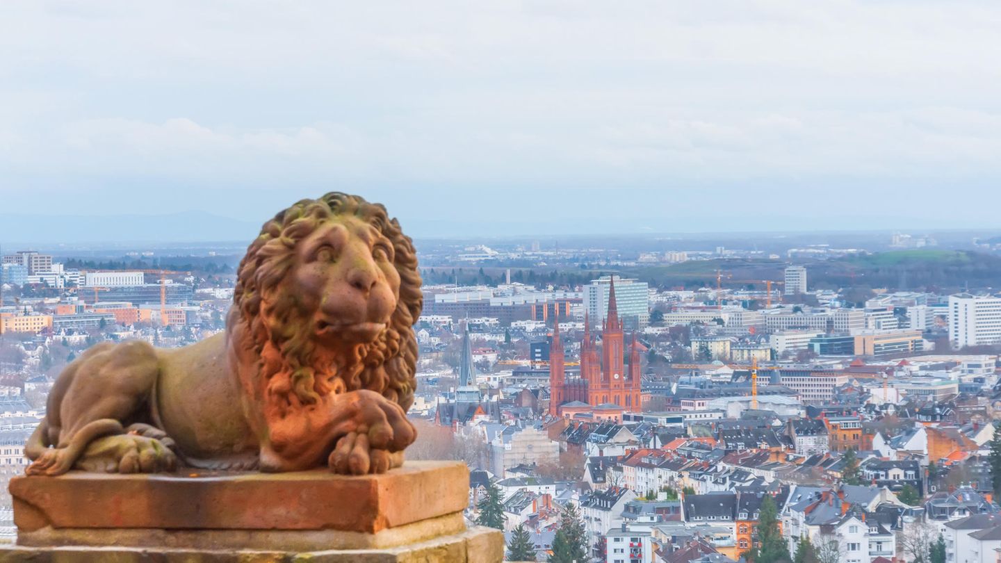 Wiesbaden Blick vom Neroberg Wiesbaden Blick vom Neroberg