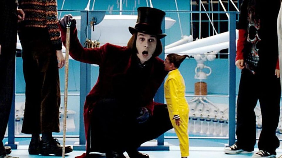 Johnny Depp in "Charlie und die Schokoladenfabrik" (Roald Dahl)