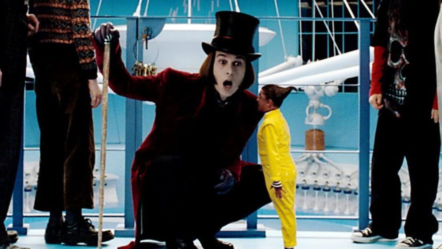 Johnny Depp in "Charlie und die Schokoladenfabrik" (Roald Dahl)