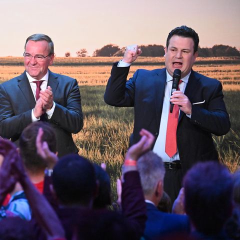 Verteidigungsminister Boris Pistorius (l.) und Arbeitsminister Hubertus Heil (beide SPD)