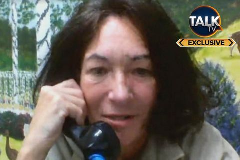 Ghislaine Maxwell in ihrem Interview mit "Talk TV"