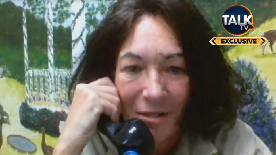 Ghislaine Maxwell in ihrem Interview mit "Talk TV"
