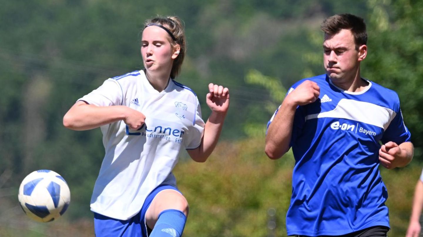 In Bavaria, women footballers play with the men – Chiara Matthes scored the first women’s goal