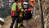 Autofahrer fährt auf Wanderweg: Der Unfall in Bildern