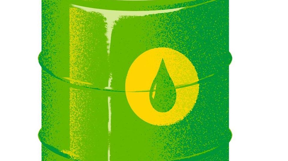 Illustration von Jan Stoewe für Ökobilanz Heft 10/23 E-Fuels