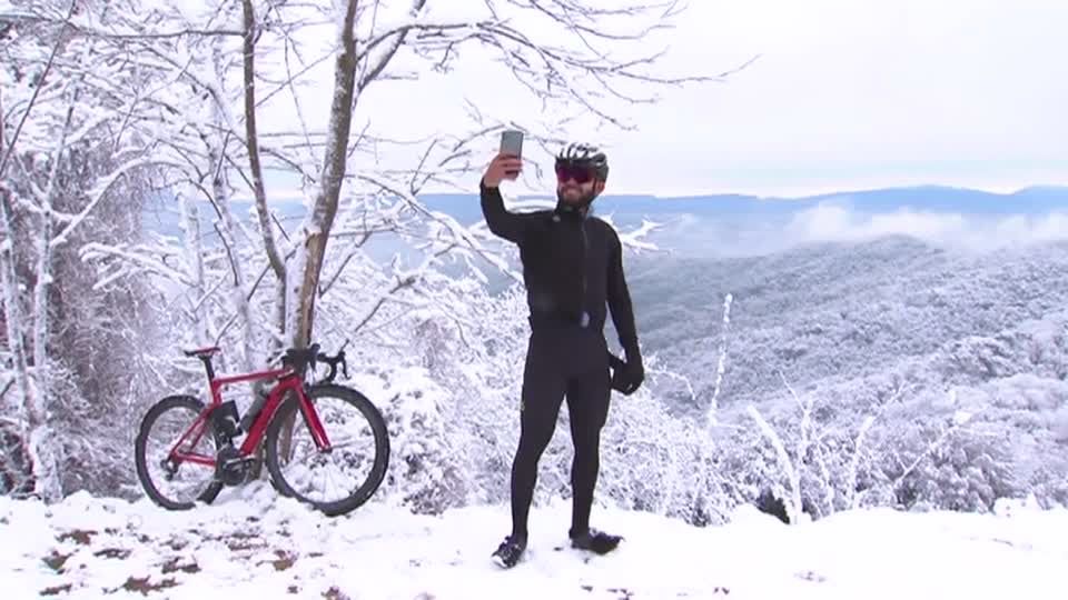 Video: Wahrhaft winterliches Spanien