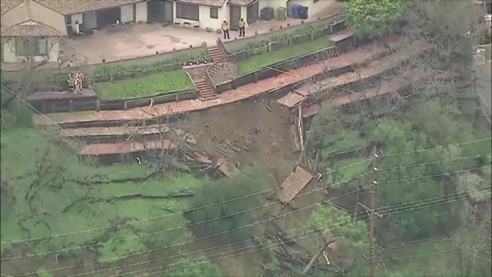 Video: Erdrutsch in Beverly Hills