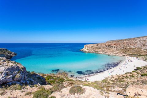 Wer den schönsten Strand Italiens sehen möchte, der muss etwa zwanzig Minuten durch die Dünenlandschaft auf der italienischen Insel Lampedusa wandern. Im Süden der Insel finden Besucher die beliebte Badebucht Spiaggia die Coningli – auf deutsch "Kaninchenstrand". Dank ihrem türkisblauen Wasser und dem weißen Sandstrand ist sie bei vielen Urlaubern bekannt. Alleine wandert man also nur selten durch die Dünen Lampedusas. 