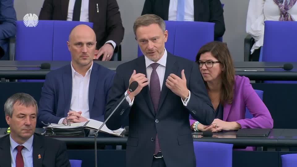 Video: Lindner - Werden Schuldenbremse auch 2024 einhalten