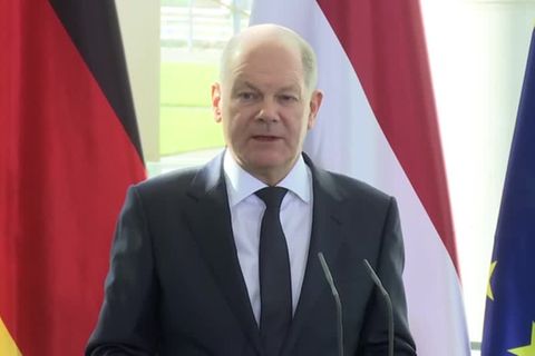 Video: Scholz versichert Balten - Werden "jeden Quadratzentimeter" verteidigen
