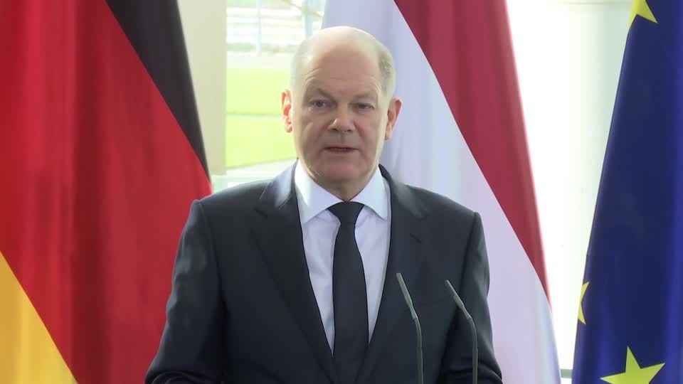 Video: Scholz versichert Balten - Werden "jeden Quadratzentimeter" verteidigen
