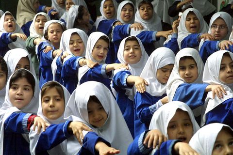 Iranische Schülerinnen