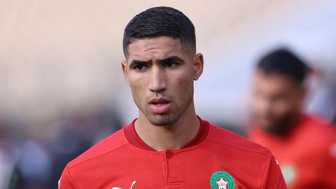 Der marokkanische Nationalspieler und Verteidiger von Paris Saint-Germaine, Achraf Hakimi